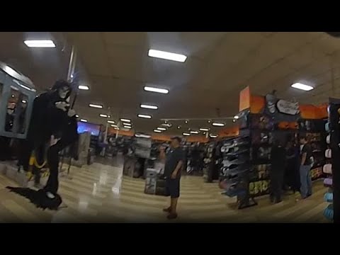 Video Thumbnail: Pet monkey gets loose inside Texas Halloween store