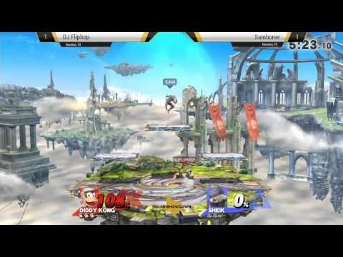 TXS2015 - DJ Fliphop (Diddy) vs Samboner (Sheik) SSB4 Loser's Finals / Smash for Wii U