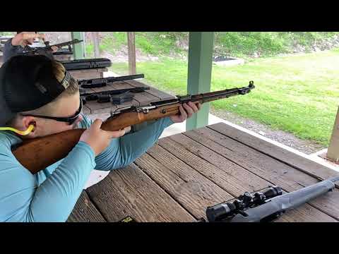 Crazy slow-mo muzzle flash. M44 Mosin Nagant 7.62x54r flamethrower!