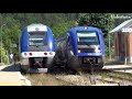 Train : croisements de TER en gare - vidéo 270 HD
