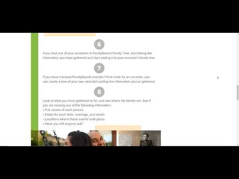 12 Simple Steps to Beginning to Your Family Research Part 7