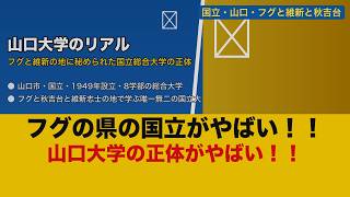 【衝撃】山口大学のリアル！フグと維新志士と秋吉台の地で学ぶ国立大の正体【ゆっくり解説】