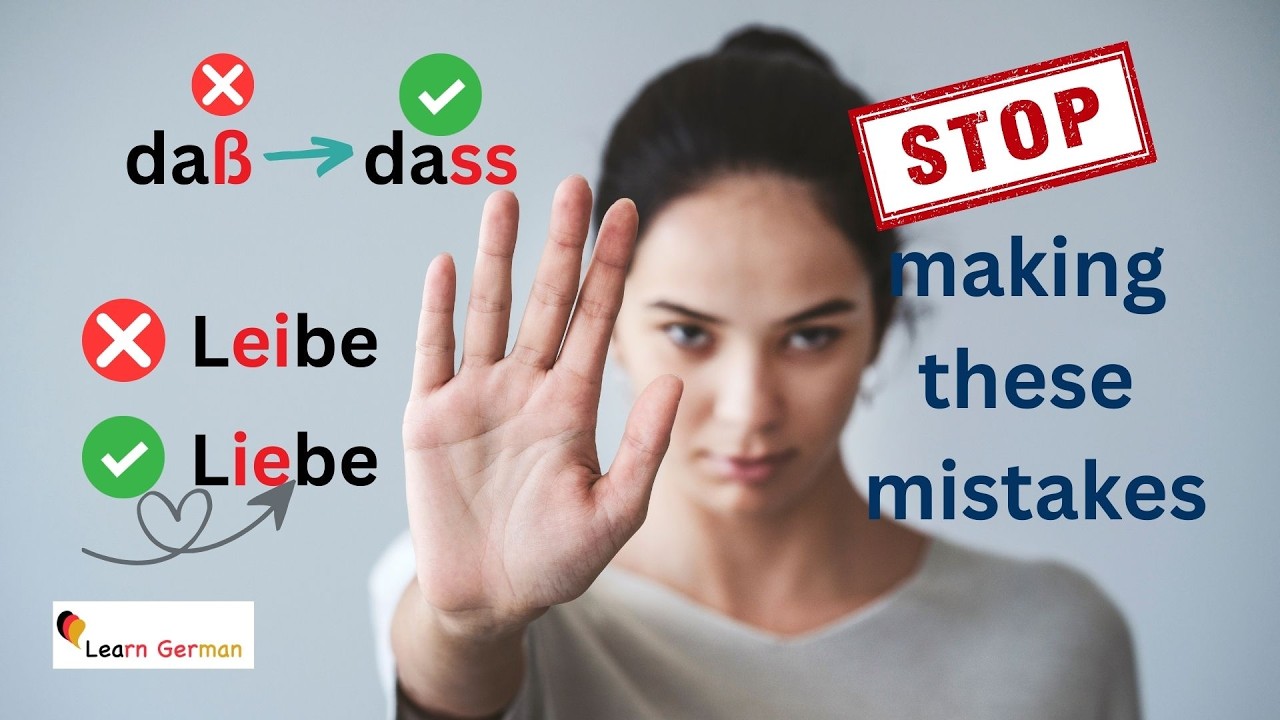 German Spelling Rules You MUST Know (A1-B1)