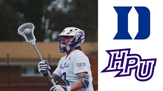 High Point vs Duke 2020 NCAA D1 Lacrosse Highlights
