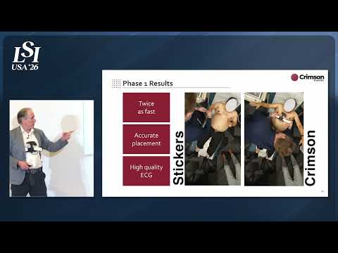 Michael Cetta, Crimson Scientific - Reusable non-adhesive ECG pad for 12-lead tests | LSI USA '26