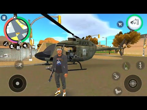 Vegas crime simulator new version game | New military base fight with helicopter | Games on gameplay