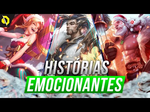 os CAMPEÕES com as MELHORES HISTÓRIAS do LEAGUE OF LEGENDS