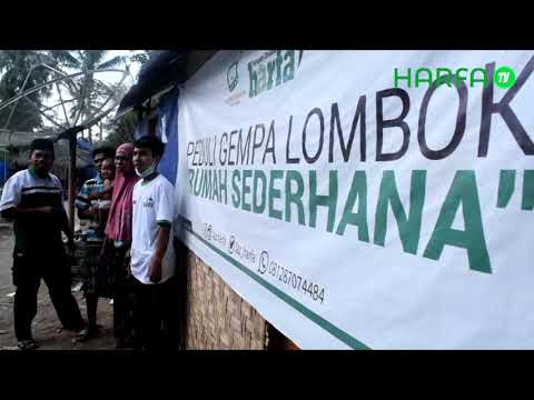 PEMBANGUNAN HUNTARA OLEH LAZ HARFA UNTUK PARA PENGUNGSI DI LOMBOK