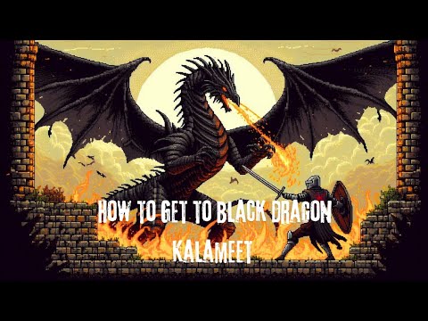 How To Get  To Black Dragon Kalameet +  Tips -  Dark Souls 1 - DLC PS4 HD