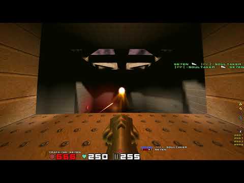 Quake 1/QuakeWorld: Soultaker vs Seven  Povddm4  1x1 game 03/03/2018