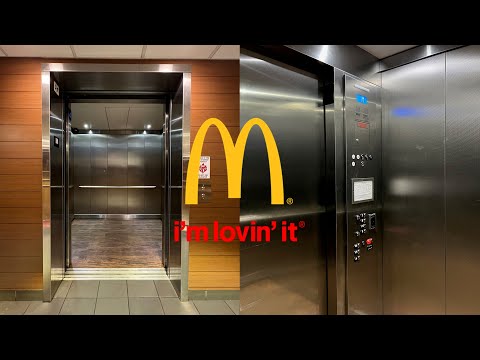 Beat Up OTIS Gen2 Traction Elevator - McDonald's - San Francisco, CA