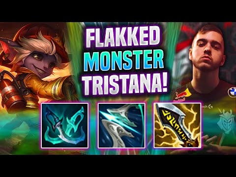 FLAKKED IS A MONSTER WITH TRISTANA! - G2 Flakked Plays Tristana ADC vs Jinx! | Season 2022