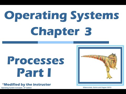 Operating Systems Chapter 3 - Processes: Part1