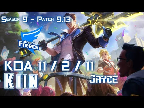 AFs Kiin JAYCE vs IRELIA Top - Patch 9.13 KR Ranked