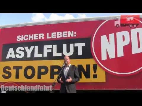 Berlin Hellersdorf: Asylflut stoppen! Andreas Storr, NPD