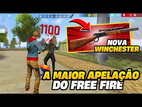 A NOVA ARMA QUE QUEBROU O FREE FIRE!!! WINCHESTER