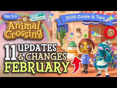 11 Updates & Changes in February 2026 - ACNH 3.0 Guide