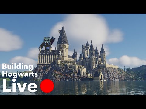 🔴 Minecraft Hogwarts Live - Exterior!
