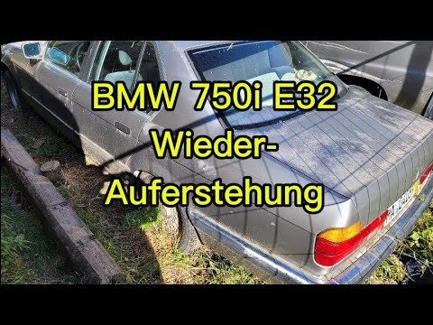 BMW 750i E32 - Wiederauferstehung aus Ruinen