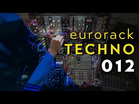 Live Techno Jam 012 - eurorack minimal chill modular techno jam