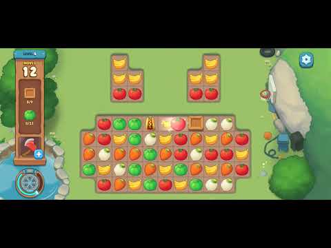 [Gameplay] We Bare Bears Match3 - Level 6 (No Boosters)