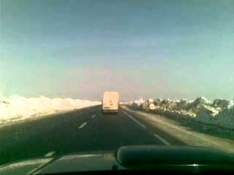 zapada imensa, E85 - DN2 intre Buzau si Ramnicu Sarat