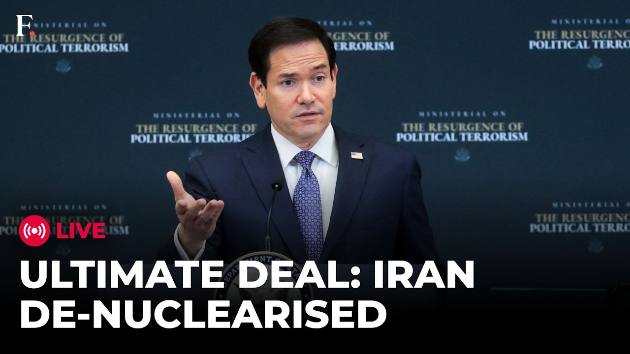 Rubio LIVE: 'De-nuclearisation of Iran is Ultimate Deal' Says Rubio, Urging Iran to Open Hormuz