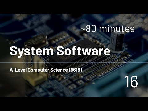 A-Level Computer Science (9618) - 16 - System Software