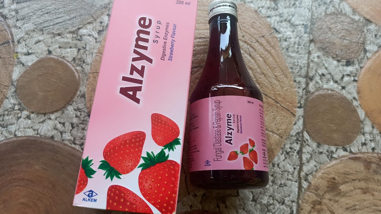 AlZyme Syrup Review in telugu/Fungal Diastase&pepsin Syrup Review.