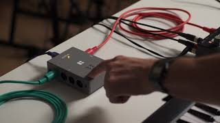 Video thumbnail for Playing Monophonic Instruments as a Polyphonic One Using Midihub by Blokas