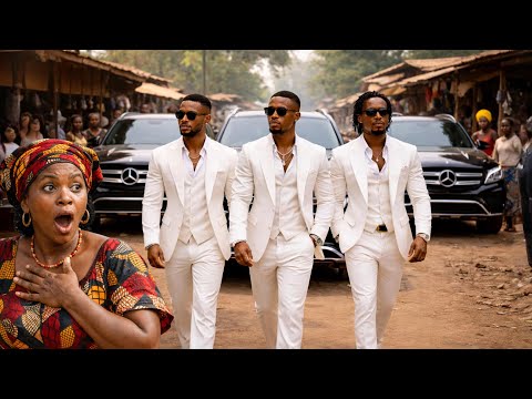 She Fed Homeless Triplets Everyday, Years later 3 Mercedez-benz Pulled Up To Her Shop