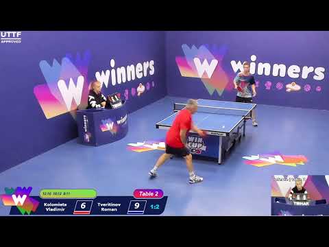 WINners CUP table 2  16.10 Kolomiets Vladimir - Tveritinov Roman 13:15