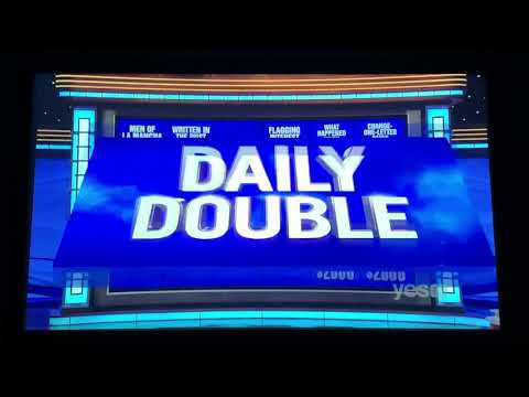 Double Jeopardy, Jonathan Fisher Day 11 - 2nd Daily Double (10/25/21)
