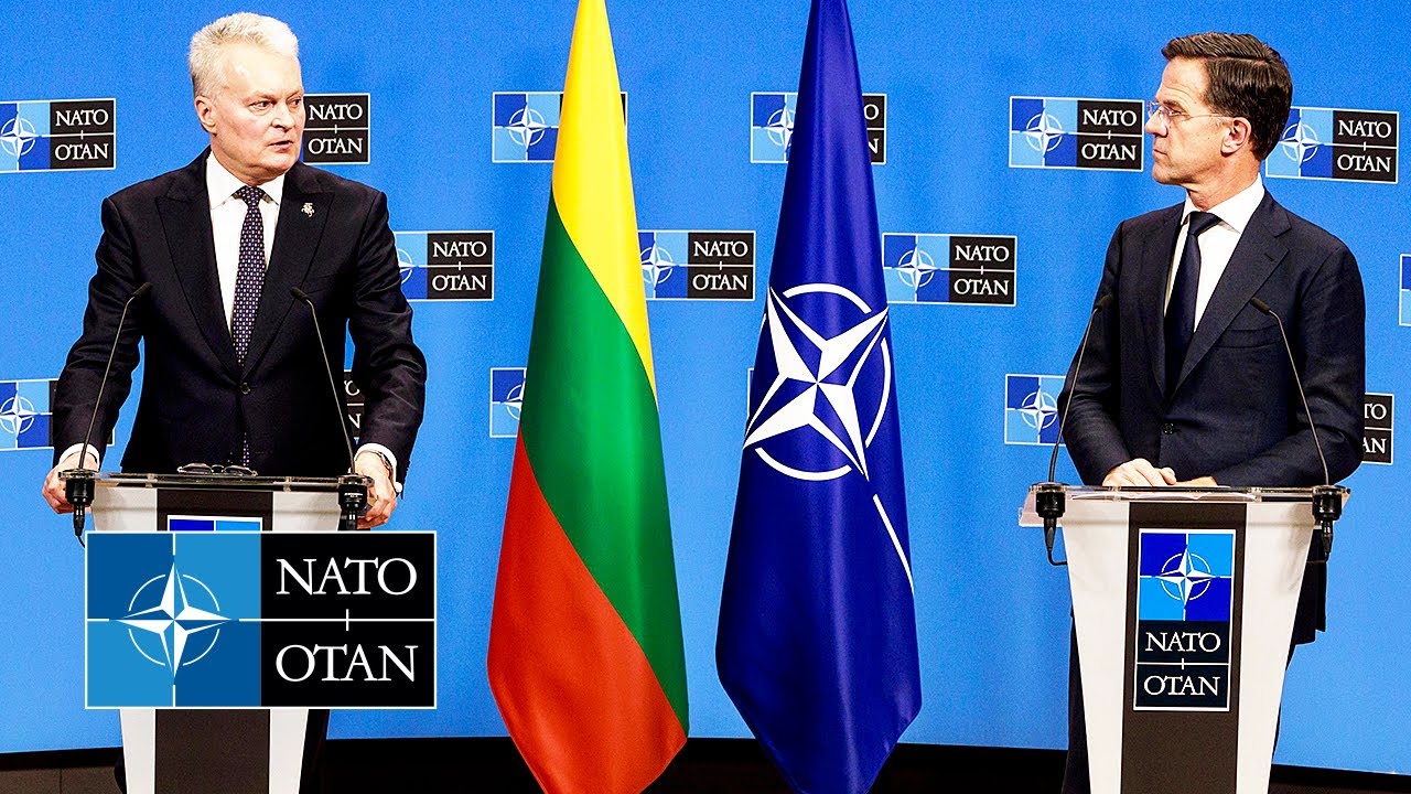 NATO Secretary General with the President of Lithuania 🇱🇹 Gitanas Nausėda, 18 DEC 2024