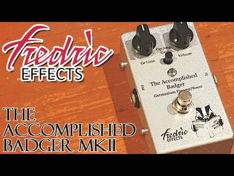 Fredric Effects The Accomplished Badger Germanium preamp/boost Silver imagen 6