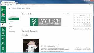 Basic Course Navigation in IvyLearn