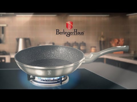 3 DALIES KELIŲ RINKINYS 20/24 / 28cm BERLINGER HAUS Juodas ROSE BH-6156 video