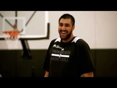 Sim Bhullar, the heaviest player in NBA history, during his first days with the Sacramento Kings