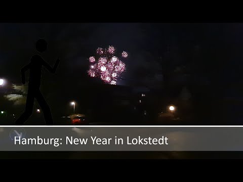 Der Geher in Hamburg: Neujahr in Lokstedt