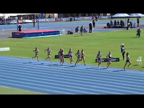 800m U16 Women Final, 2025 Australian Athletic Championships, Perth 8/04/2025