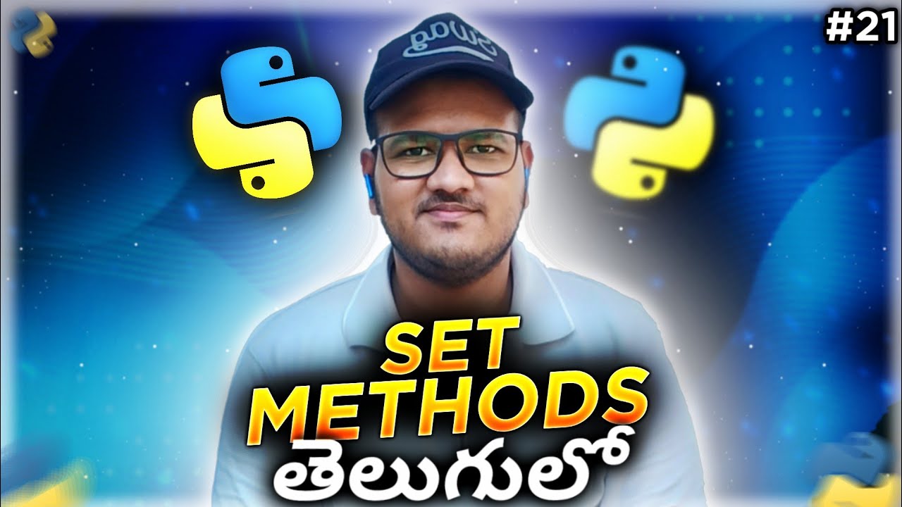 Python Set Methods in Telugu | Srk Codes!