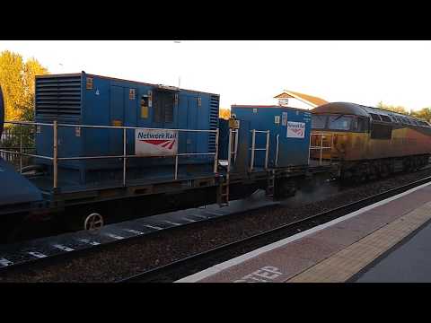 Network Rail Railhead Trestment Train + Class 56