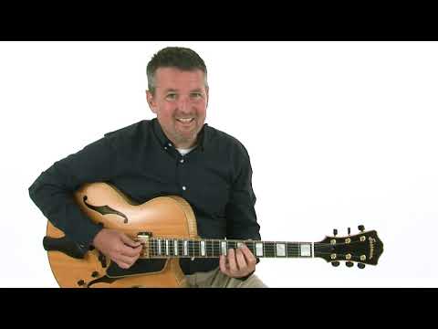 🎸Jazz Guitar Lesson - Blues Comping Rhythm Demo: Comping Study 3 - Tom Dempsey
