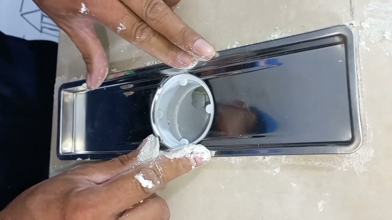 Como Instalr Una Coladera Alargada Doble Vista en el Baño de Doble Cara de Fleximatic Codigo 2631