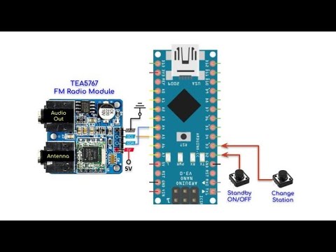 Assembly via Arduino - TEA5767 FM Receiver