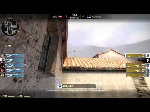 Raiders vs ESC - RAW Match Highlight  - Dreamhack Summer 2013 - CS:GO