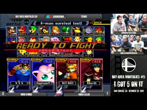 Bay Area Monthlies #5 - Teams: NMW & Nima vs HMW & Alan