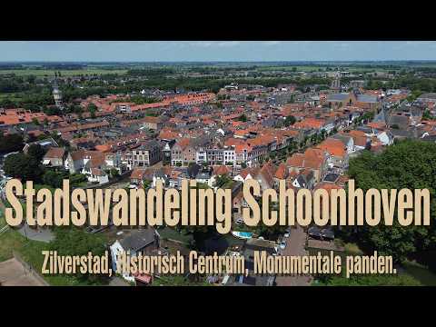 Schoonhoven | City Walk through the Silver City | Walking Tour 4K | (with drone footage)