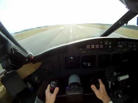 Challenger 604 Takeoff