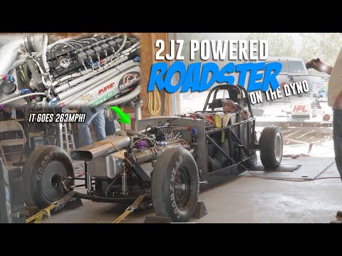 260+ mph 2JZ Swapped Roadster On The DYNO! How Much Power Does It Have To Go 260mph??